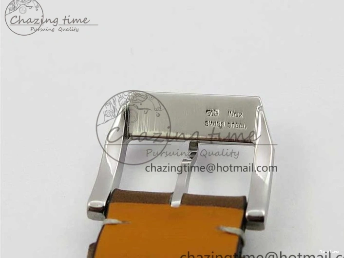 MIROTIME 0414 Pilot Chrono IW377726 ZF 1:1 Best Edition Green Dial on Brown Leather Strap A Trendsetting 7125